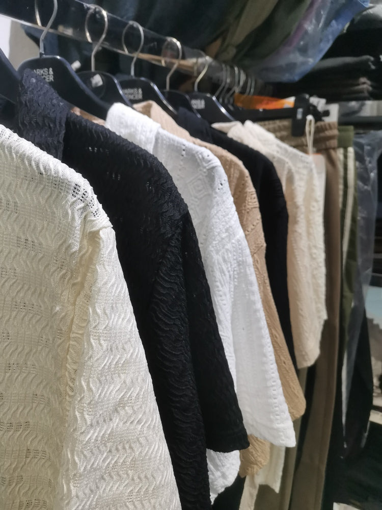Crochet oversized shirts
