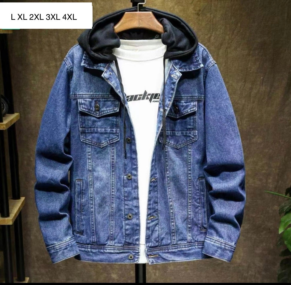 Denim Jacket with removeable hood