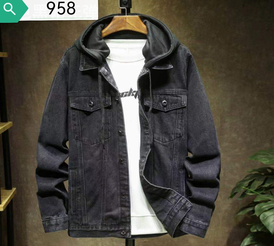 Denim Jacket with removeable hood