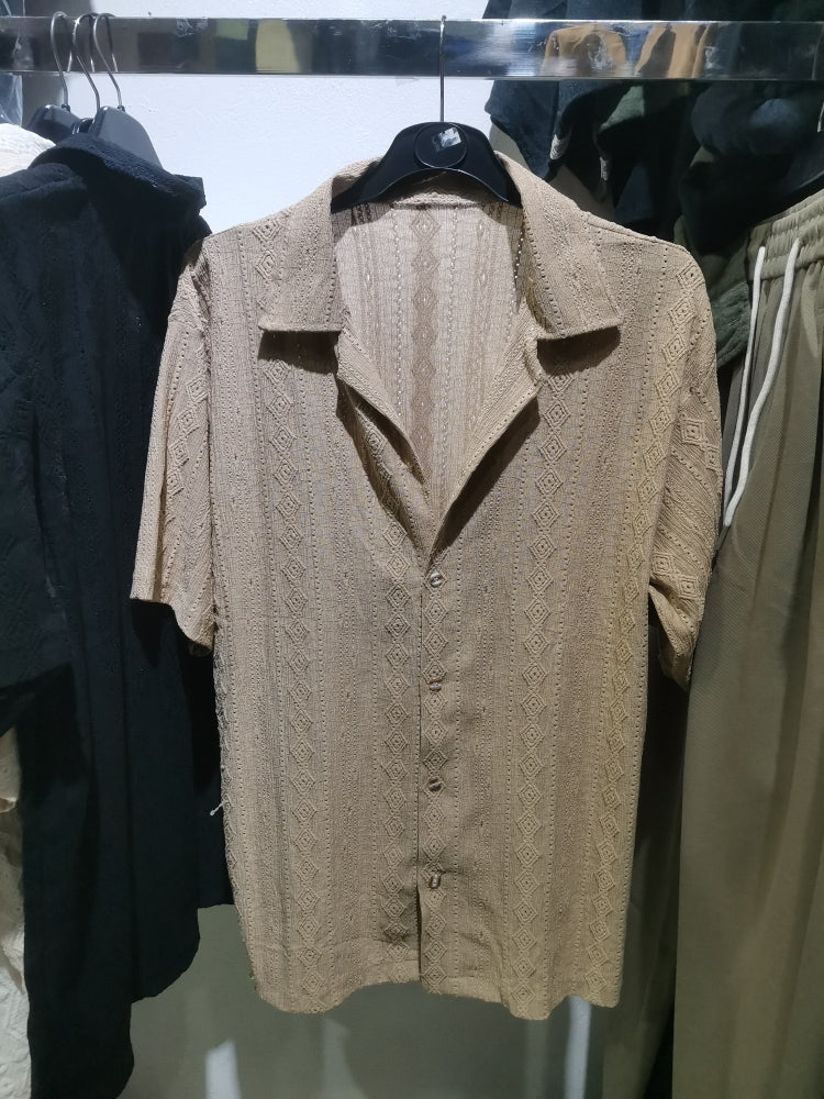 Crochet oversized shirts