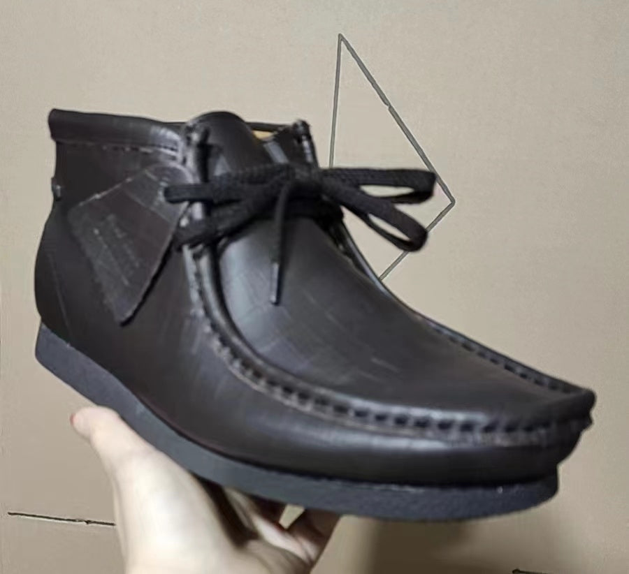 CROCODILE PATTERN COW HIDE LEATHER