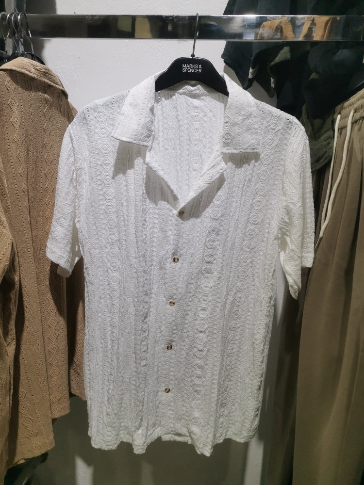 Crochet oversized shirts