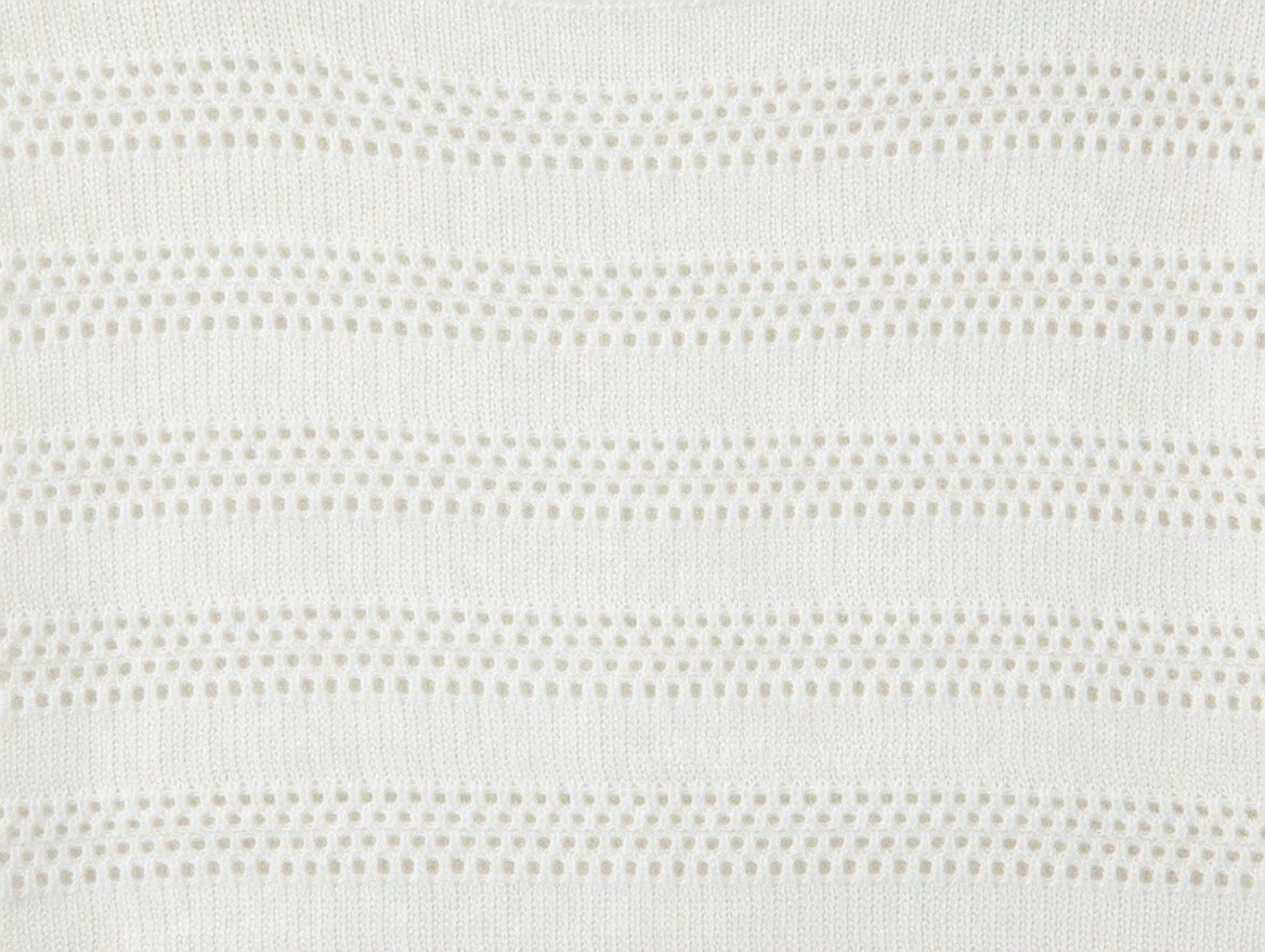 Open-Knit Mesh T-Shirt
