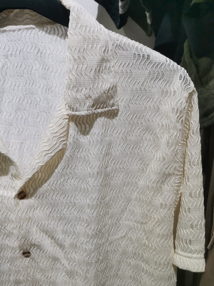Crochet oversized shirts