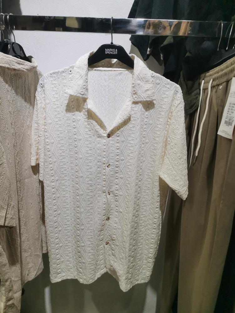 Crochet oversized shirts