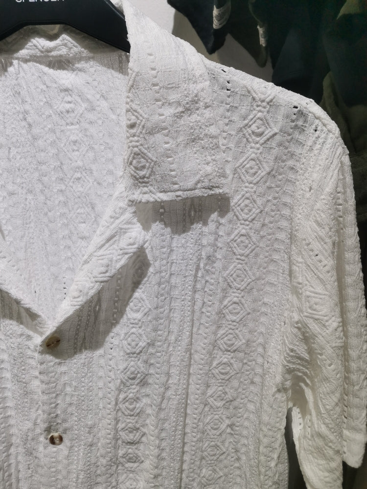 Crochet oversized shirts