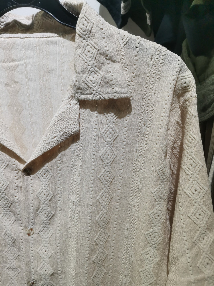 Crochet oversized shirts