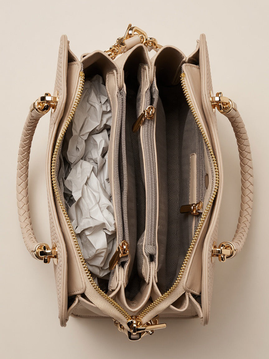 Luxury Woven Tote Bag