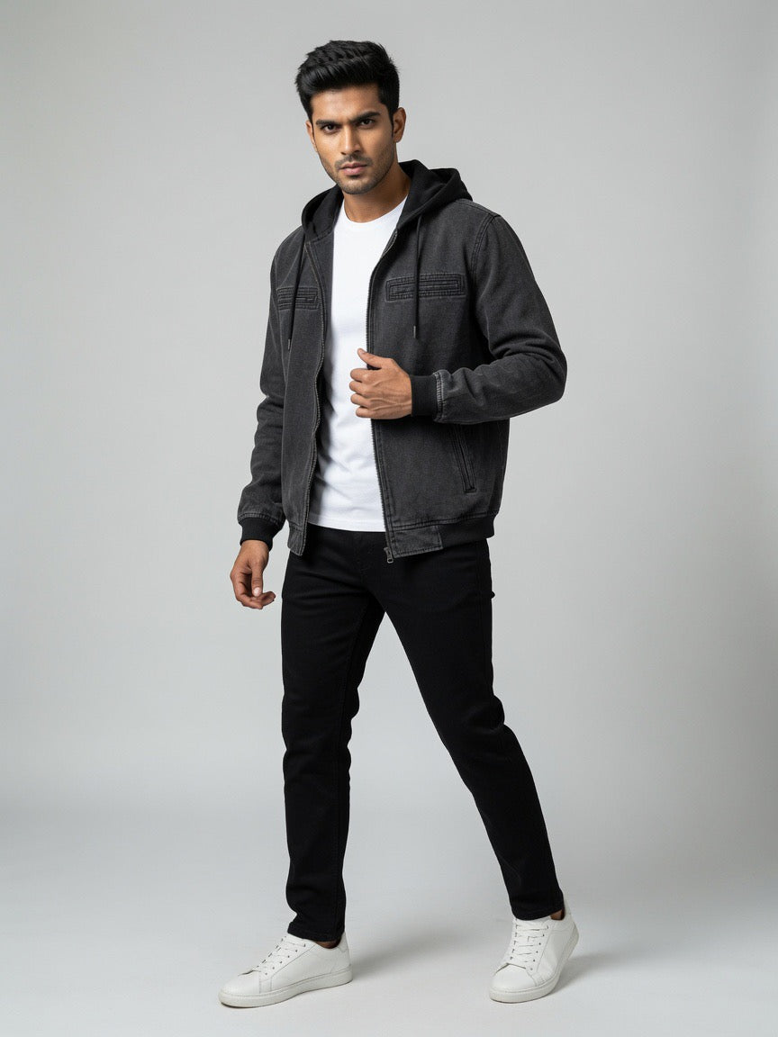 Premium Washed Denim Jacket