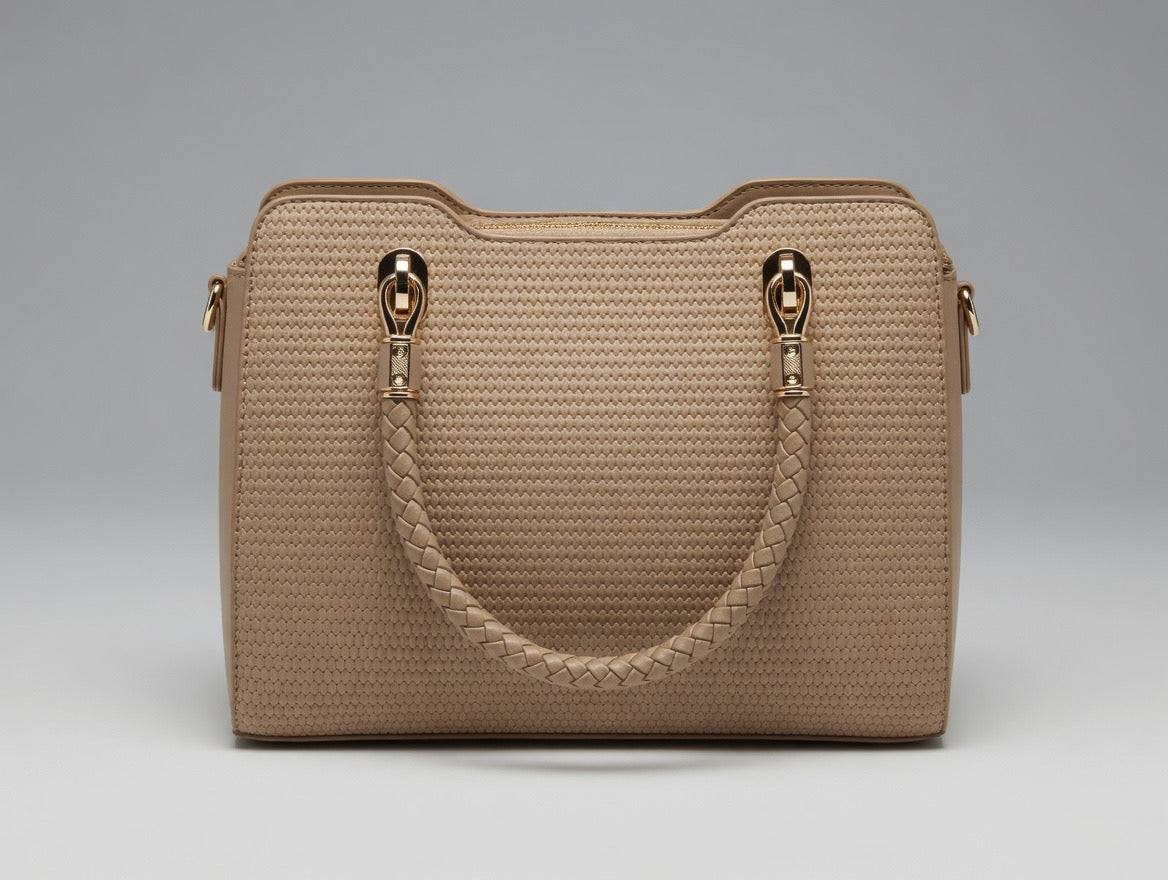 Woven Texture Tote Bag