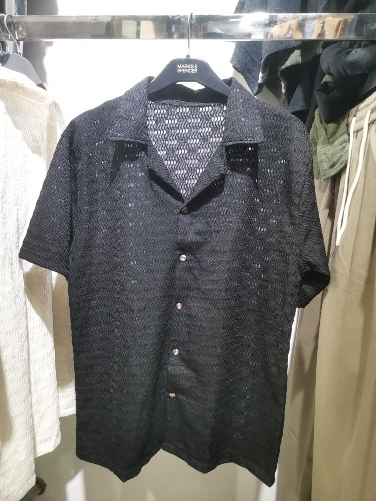 Crochet oversized shirts