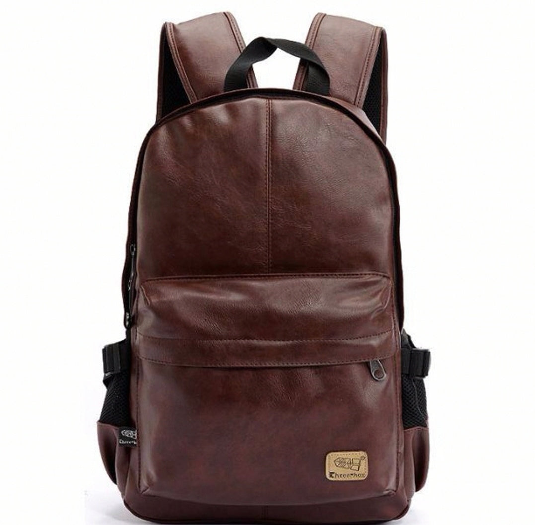 Faux leather Backpack