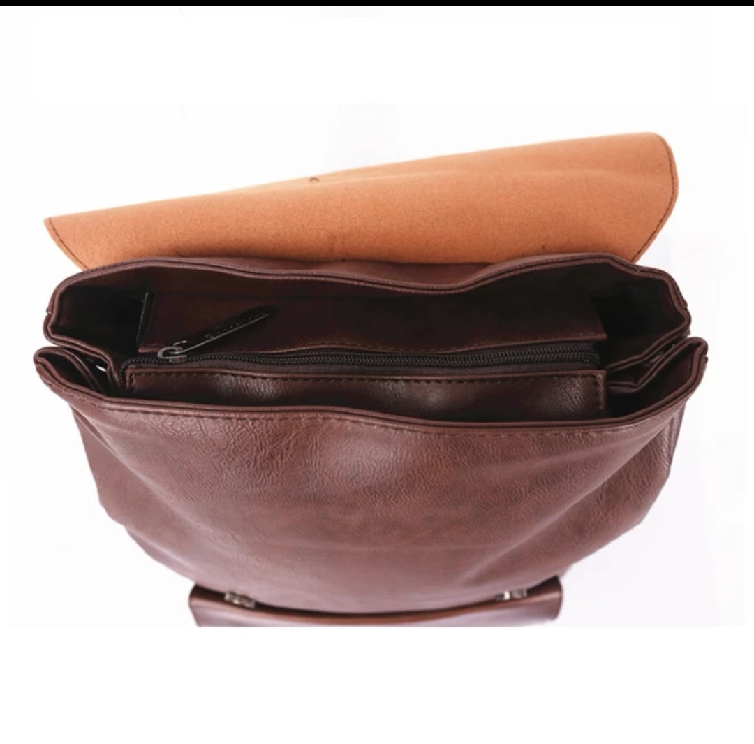 Faux leather Backpack