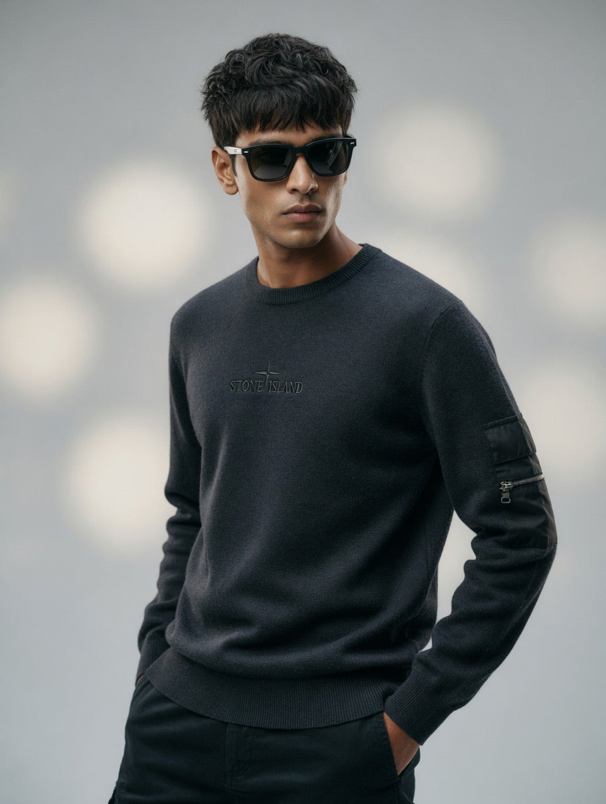 MA1 Badge Crew Neck Sweatshirt