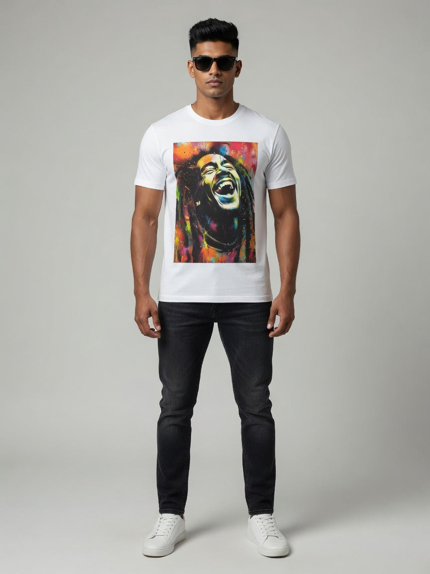 Bob Marley Iconic Portrait Tee