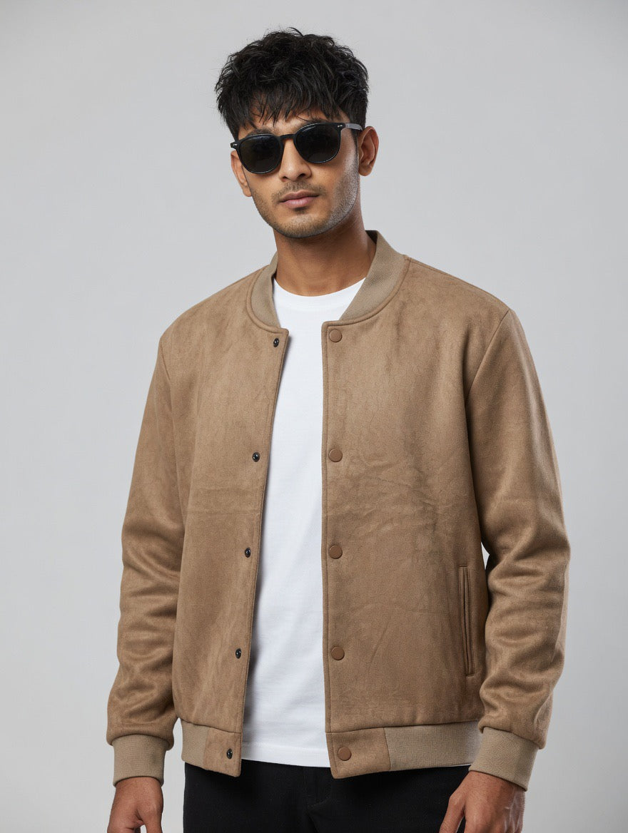 Faux Suede Jacket