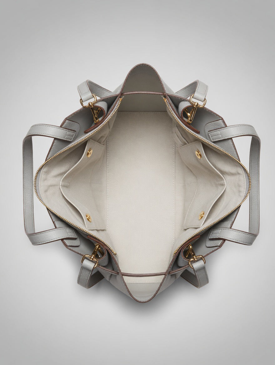 Signature Structured Belt Tote Bag