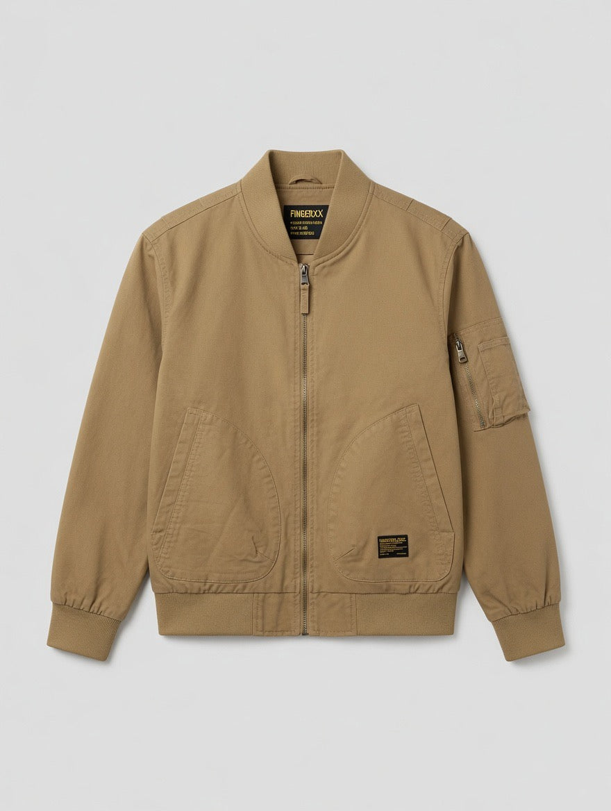 Canvas Bomber Jacket