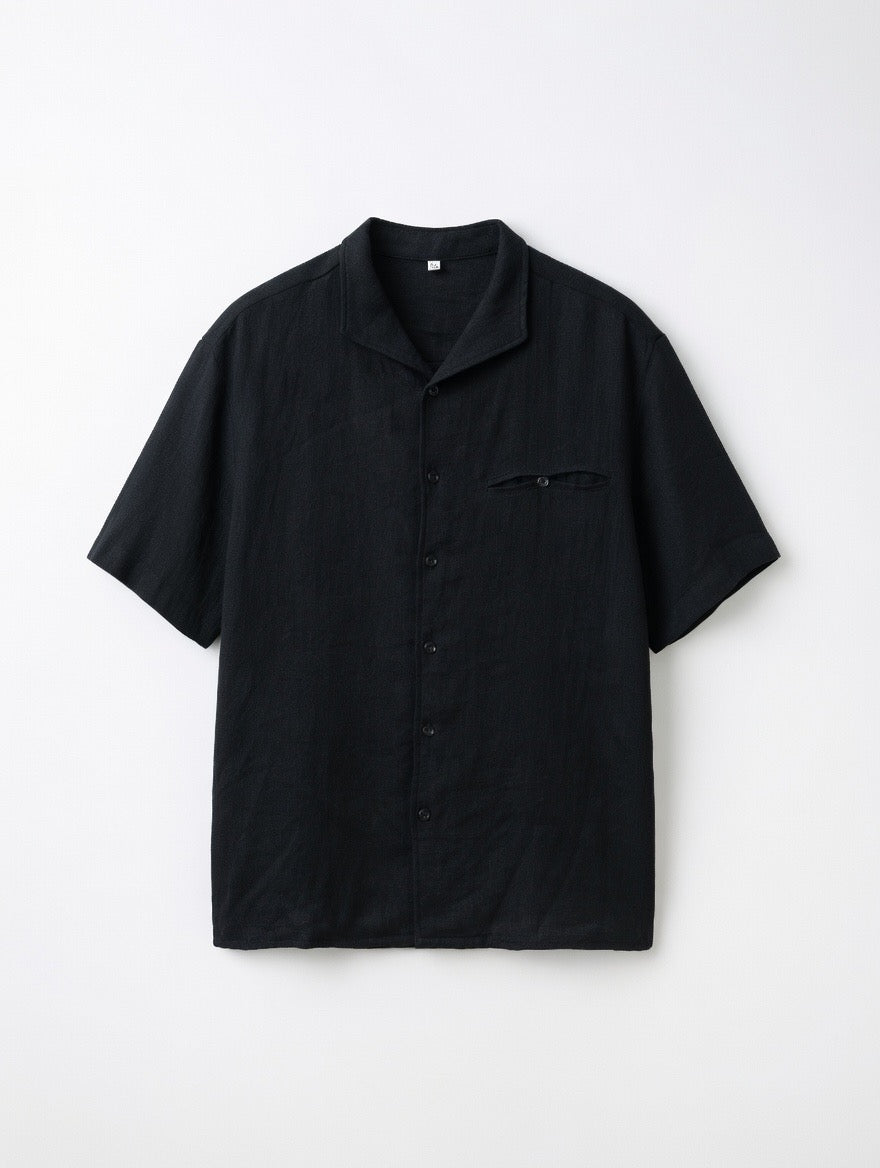 Cuban Collar Camp Shirt