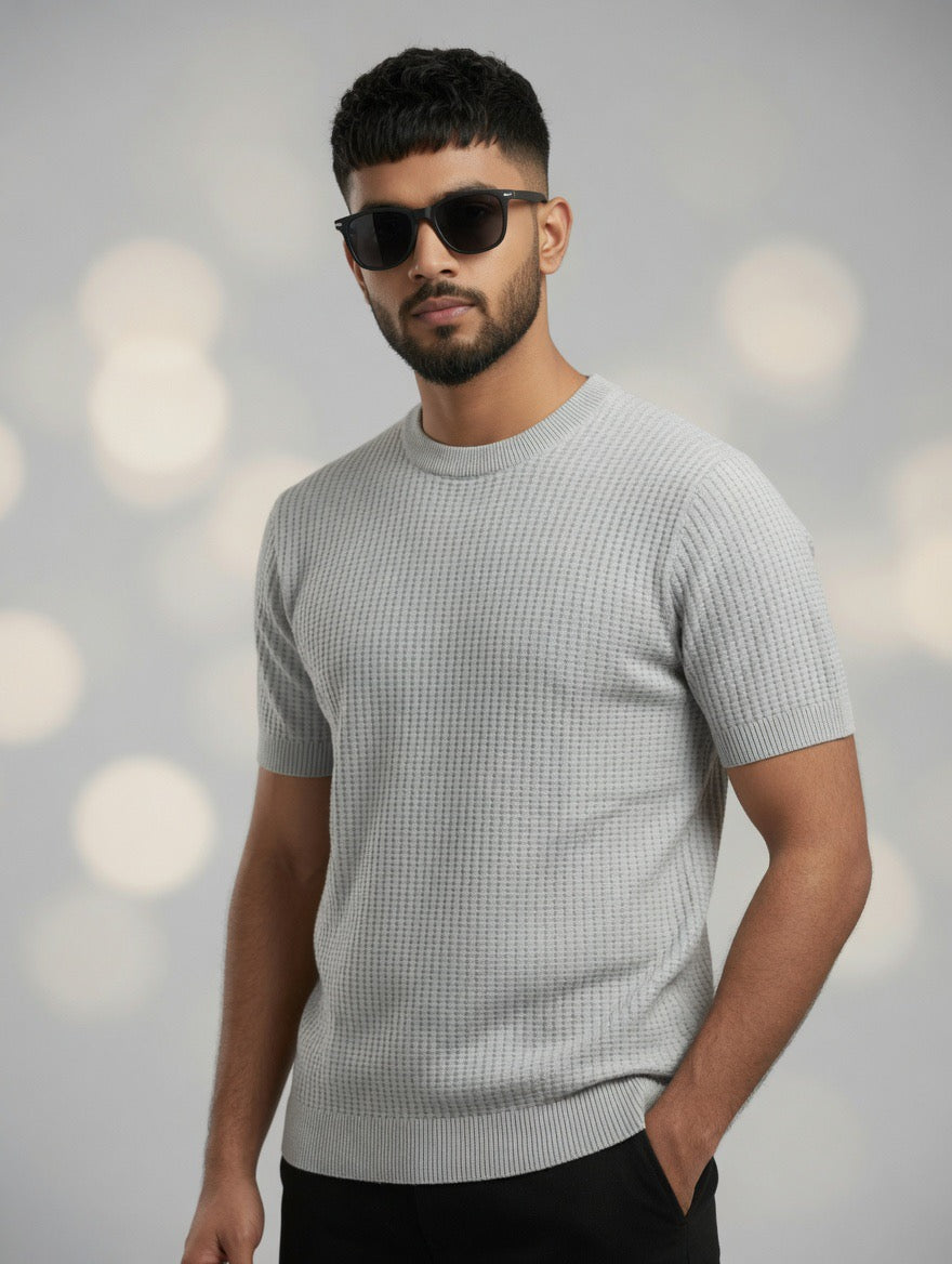 Waffle Knit Sweater