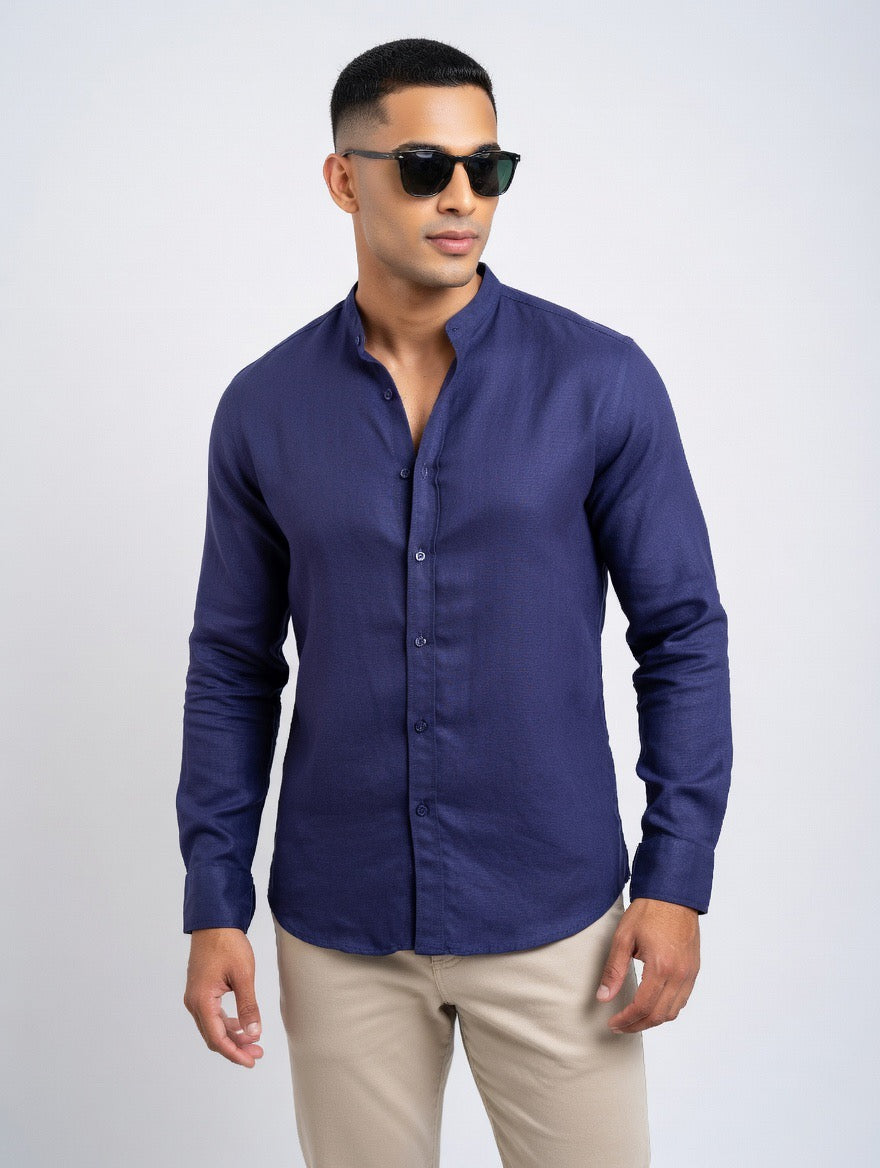 Linen Button-Down Shirt