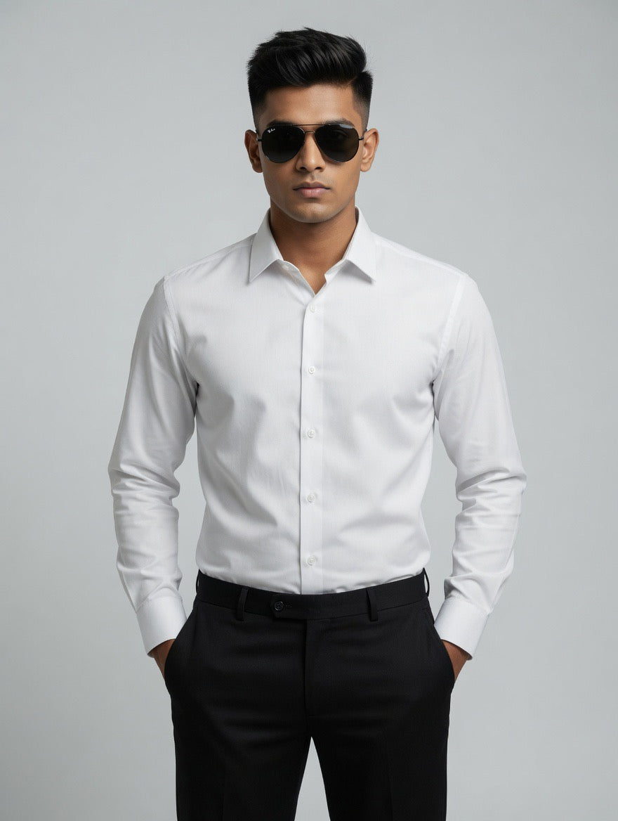 Premium Formal Cotton-Stretch Shirts