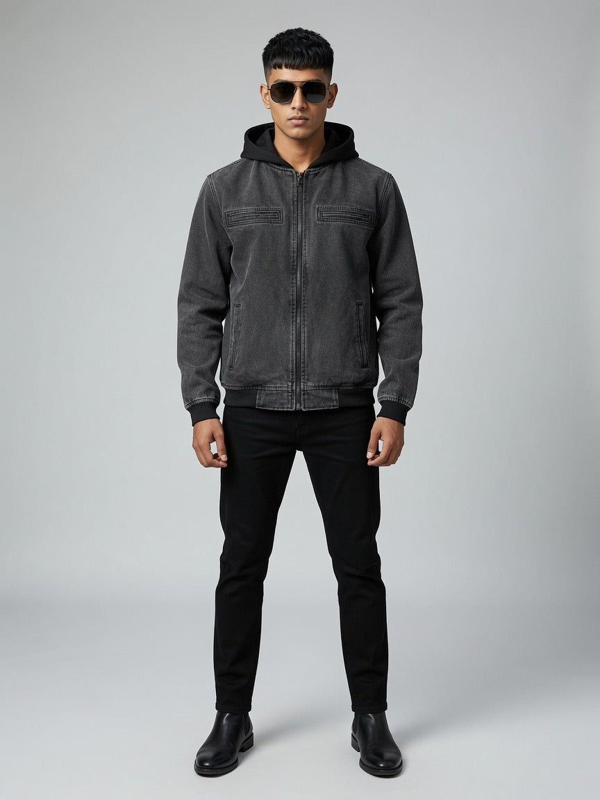 Premium Washed Denim Jacket