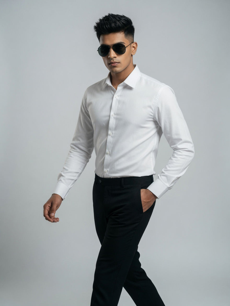 Premium Formal Cotton-Stretch Shirts