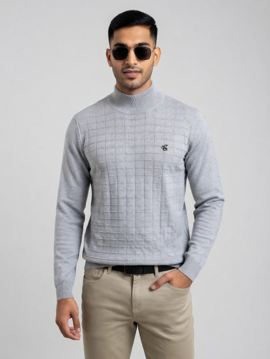 Knit mid neck Sweater