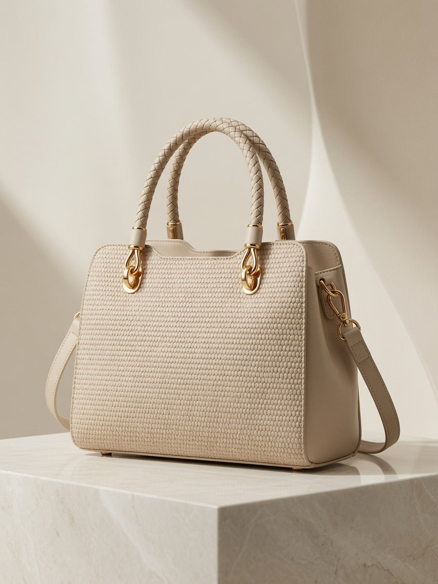Luxury Woven Tote Bag