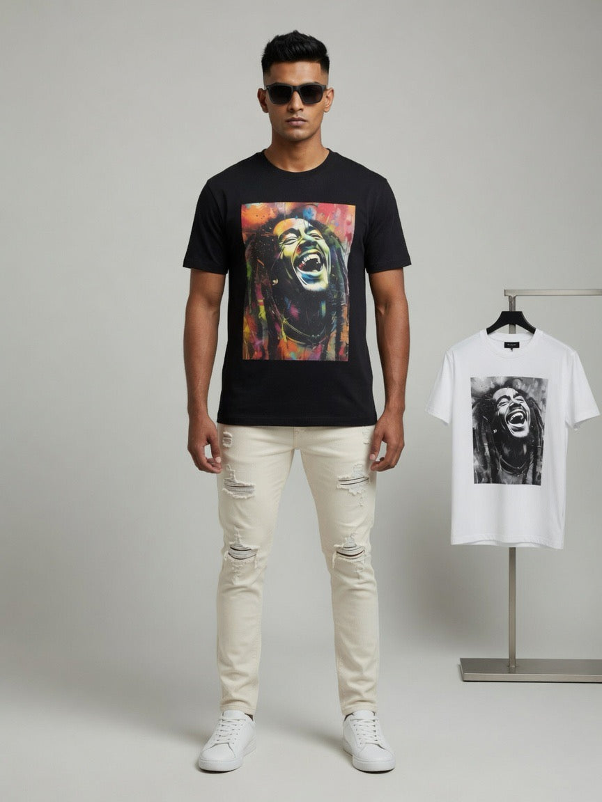 Bob Marley Iconic Portrait Tee