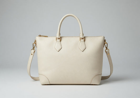 Signature Pebbled Faux Leather Tote Bag