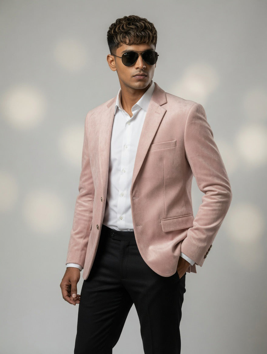 Velour Blazer