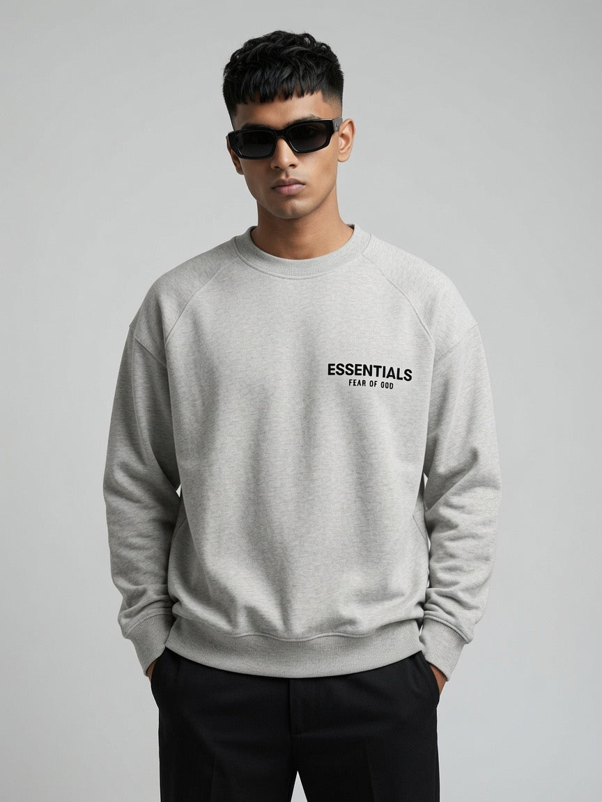 Essentials Double sided Crew Sweater