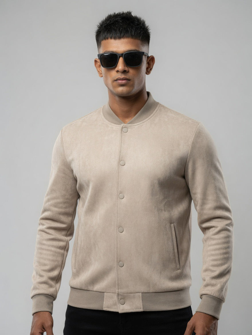 Faux Suede Jacket