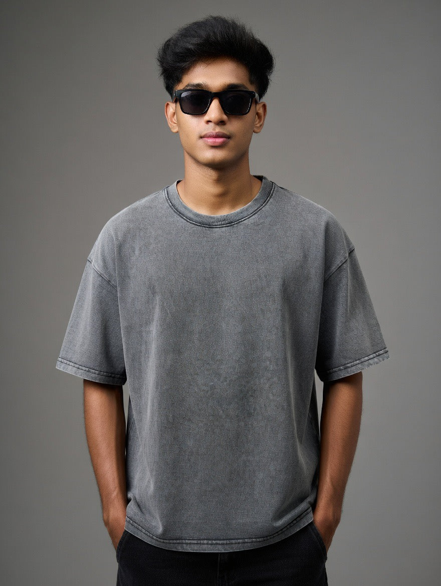 Acid Wash Oversized T-Shirt
