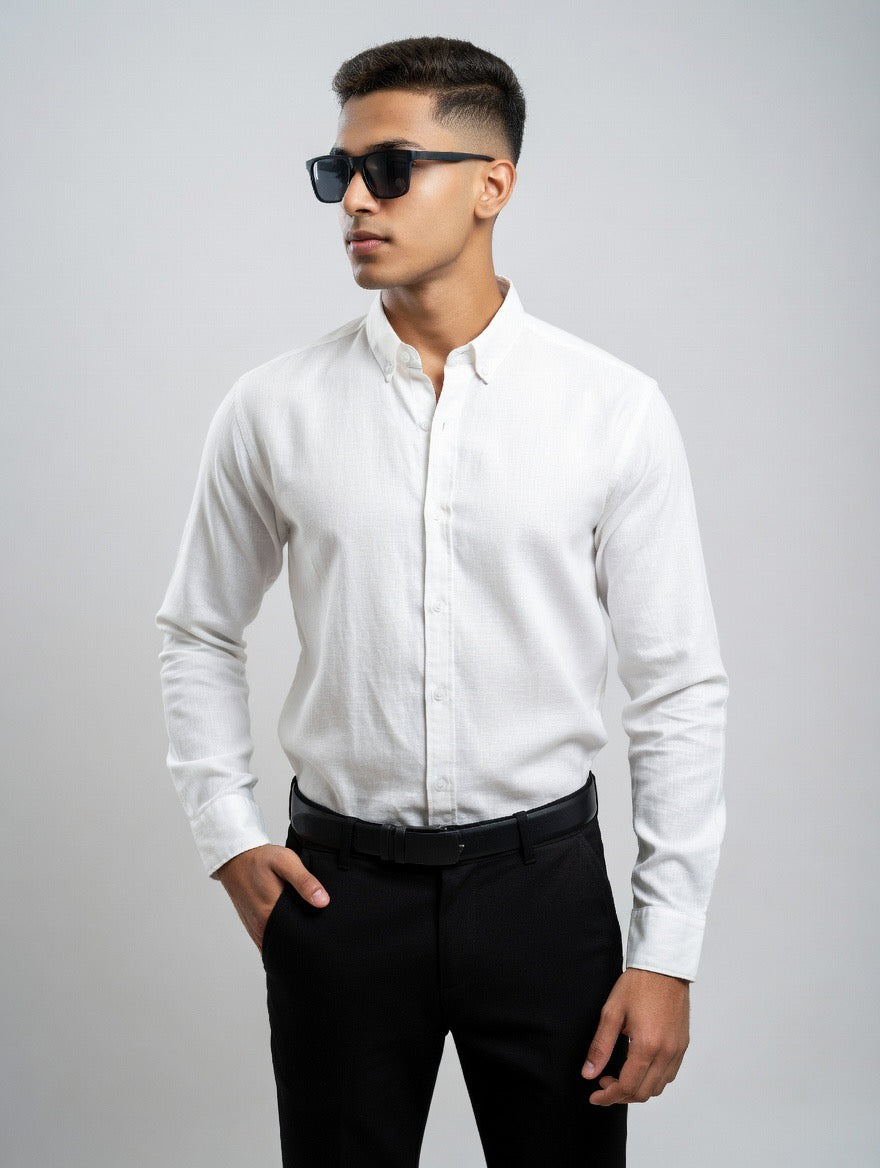 Linen Button-Down Shirt