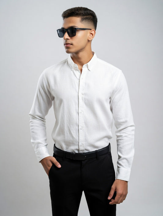Linen Button-Down Shirt