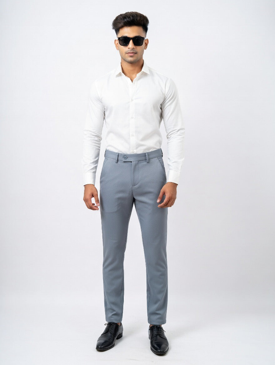 Slim Fit Tailored Chino Trousers