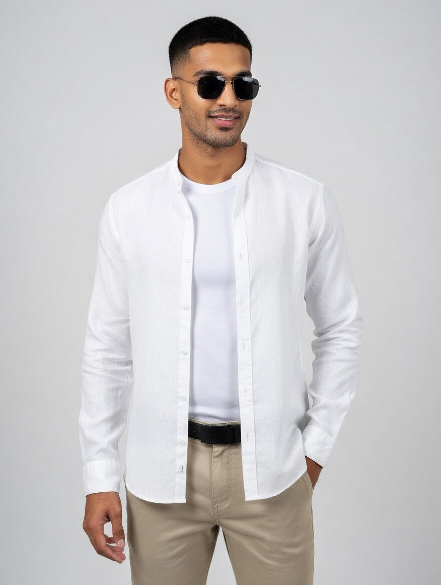 Linen Button-Down Shirt