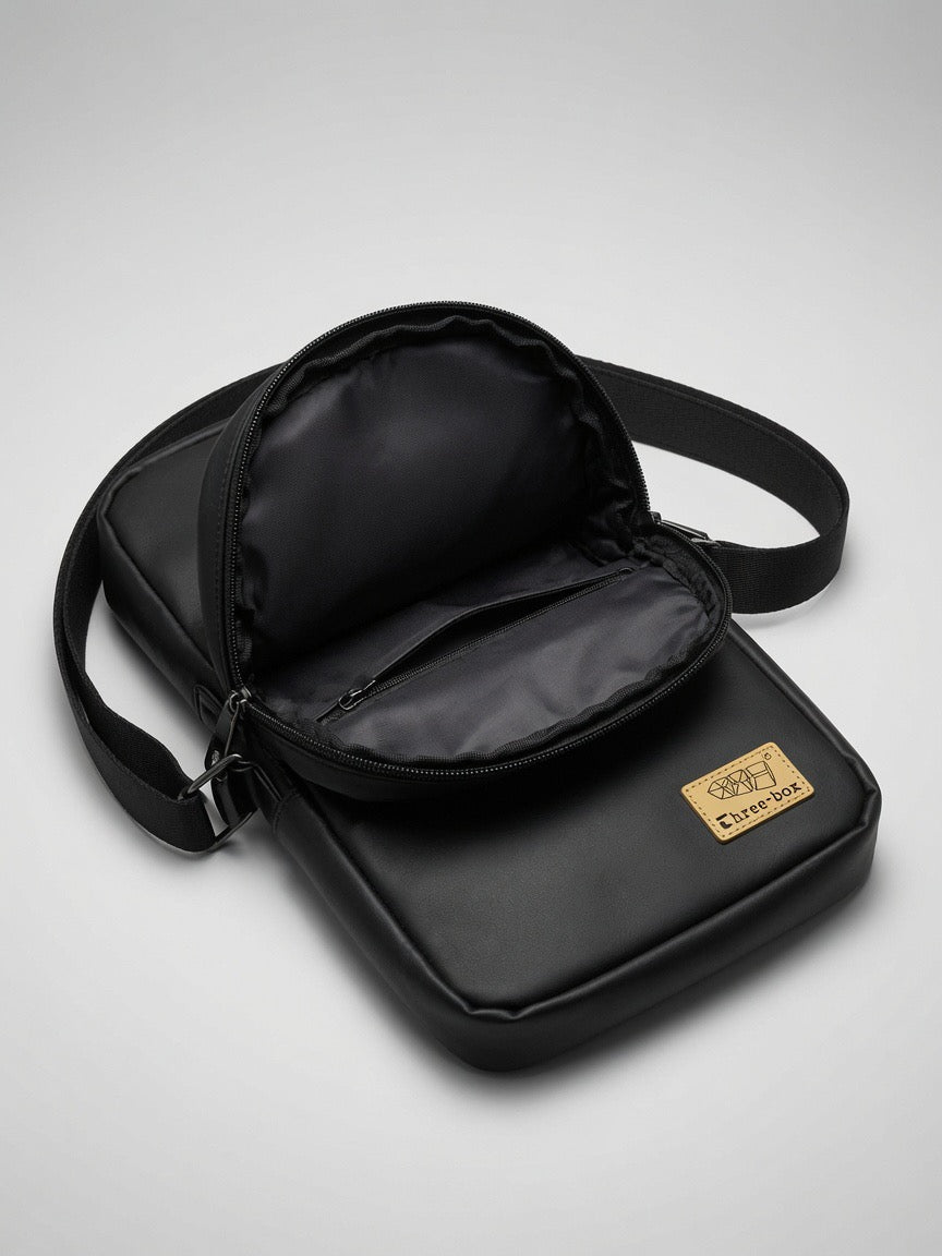 Three-Box Premium Crossbody Bag