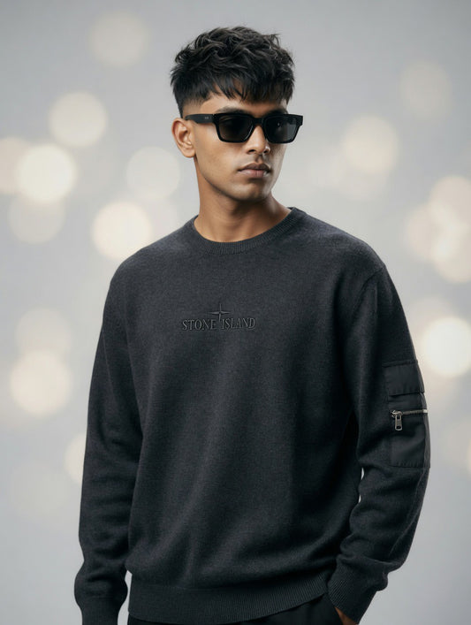 MA1 Badge Crew Neck Sweatshirt