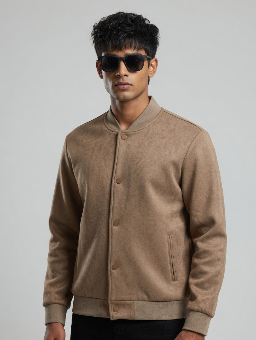 Faux Suede Jacket