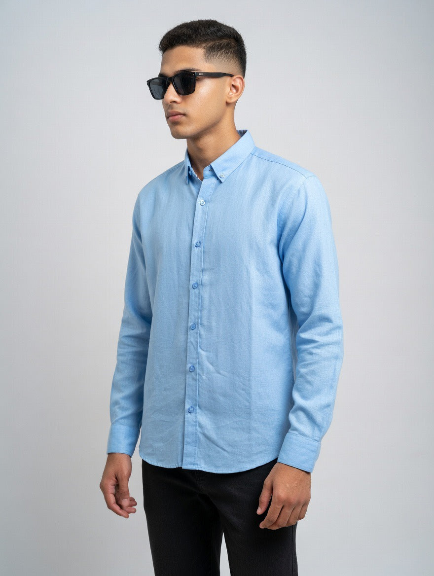 Linen Button-Down Shirt