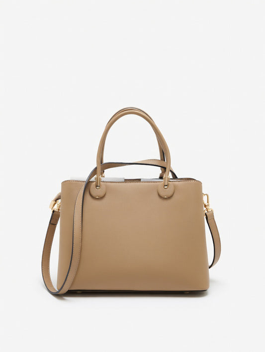 Petite Triple Compartment Handbag