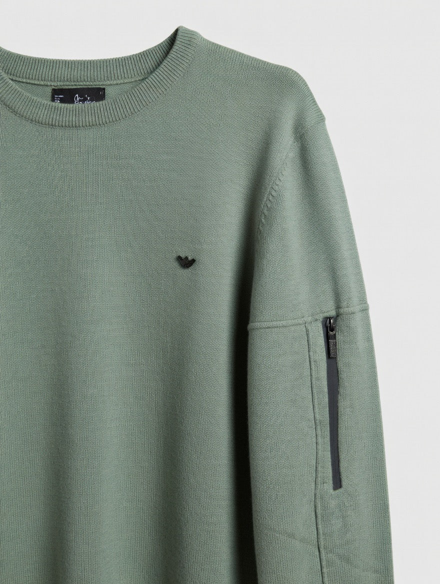 MA1 Crew Neck Knit Sweater