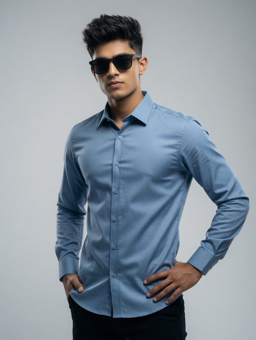 Premium Formal Cotton-Stretch Shirts