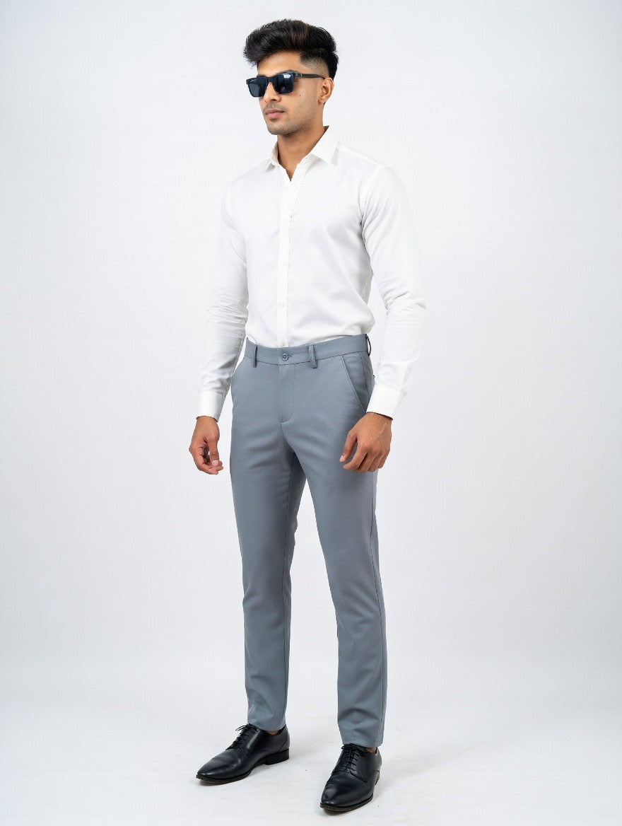 Slim Fit Tailored Chino Trousers
