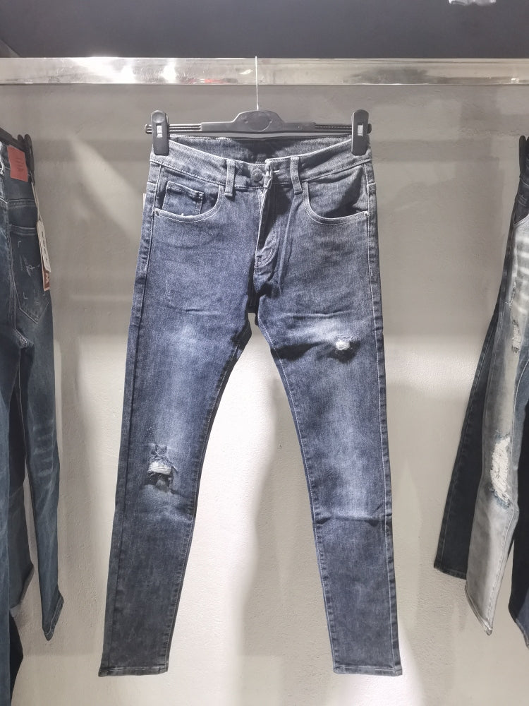 Softened heavy duty jeans