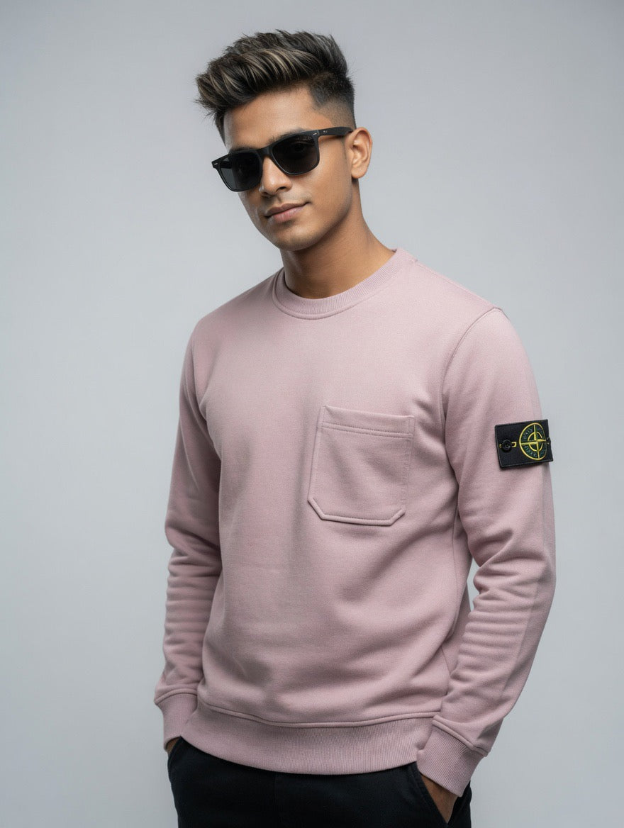 Premium Stone Island Inspired Crew Neck Sweatshirt